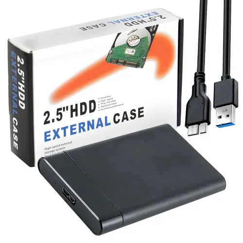 Storite 2.5” USB 3.0 External Hard Drive Enclosure for SATA SSD HDD